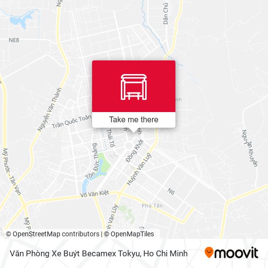 Văn Phòng Xe Buýt Becamex Tokyu map