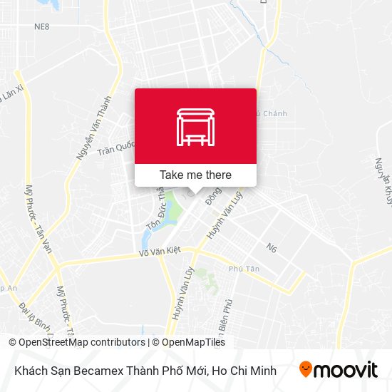 Khách Sạn Becamex Thành Phố Mới map