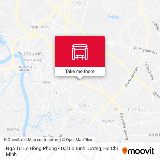 Ngã Tư Lê Hồng Phong - Đại Lộ Bình Dương map