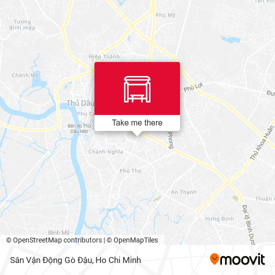 Sân Vận Động Gò Đậu map