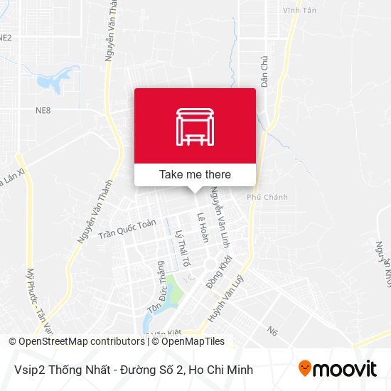 Vsip2 Thống Nhất - Đường Số 2 map