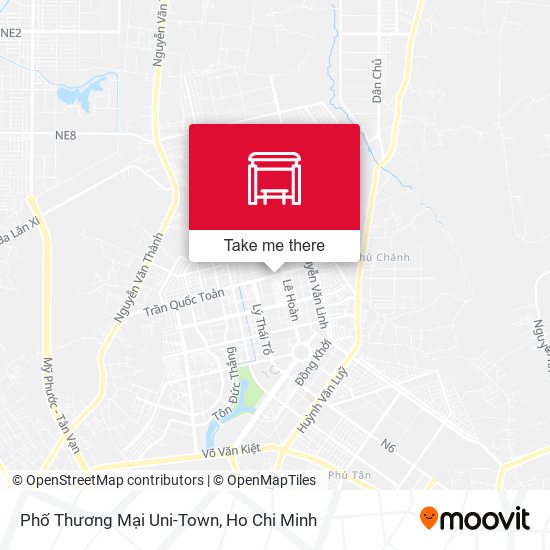 Phố Thương Mại Uni-Town map
