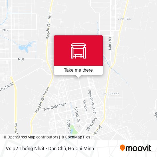 Vsip2 Thống Nhất - Dân Chủ map