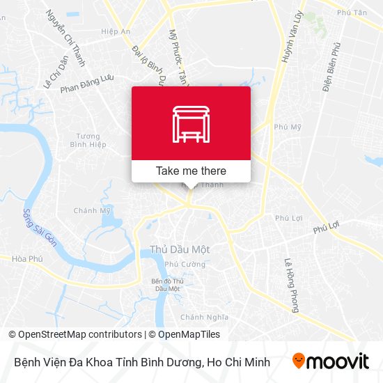 Bệnh Viện Đa Khoa Tỉnh Bình Dương map