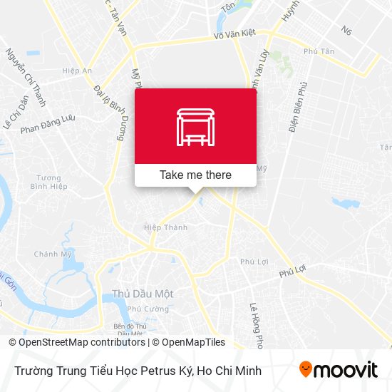 Trường Trung Tiểu Học Petrus Ký map