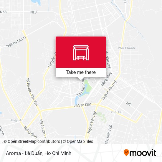Aroma - Lê Duẩn map