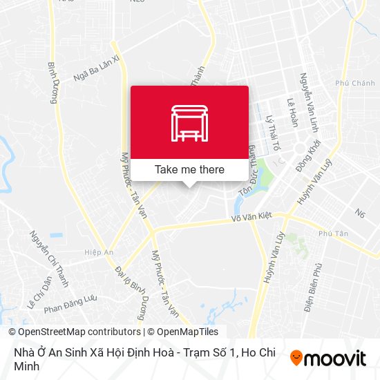 Nhà Ở An Sinh Xã Hội Định Hoà - Trạm Số 1 map