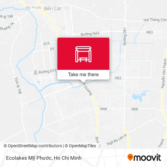 Ecolakes Mỹ Phước map