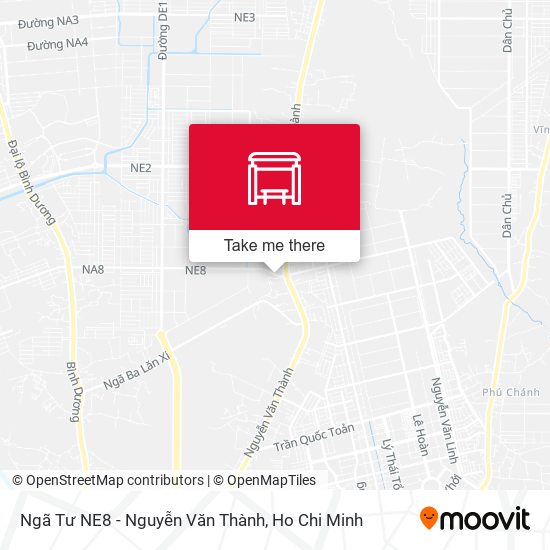 Ngã Tư NE8 - Nguyễn Văn Thành map