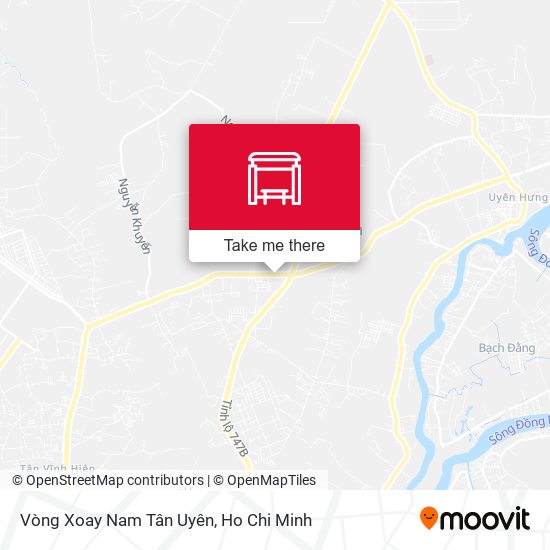 Vòng Xoay Nam Tân Uyên map