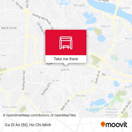 Ga Dĩ An (Đi) map