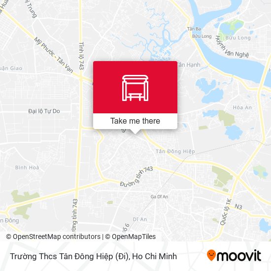 Trường Thcs Tân Đông Hiệp (Đi) map