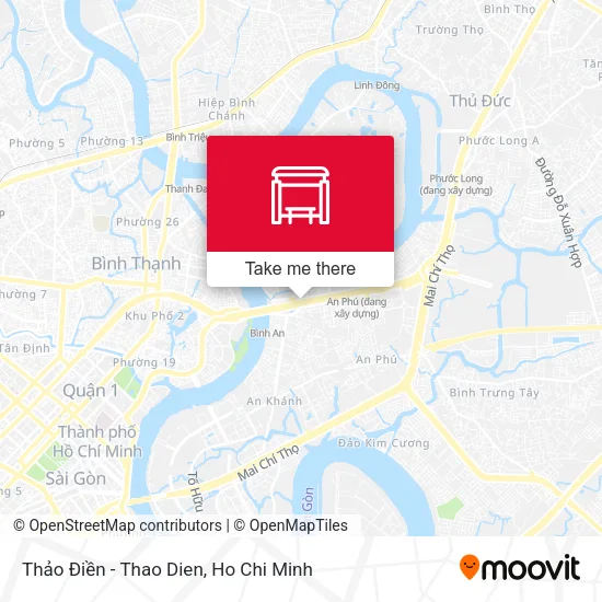 Thảo Điền - Thao Dien map