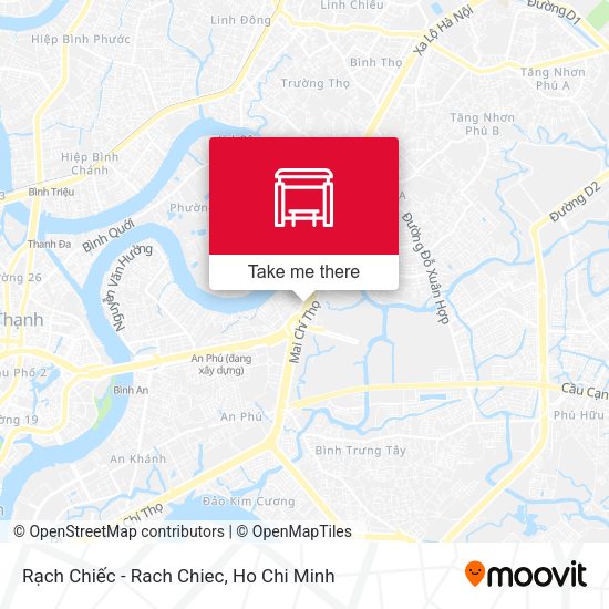 Rạch Chiếc - Rach Chiec map