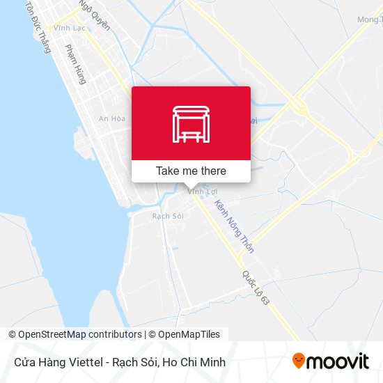 Cửa Hàng Viettel - Rạch Sỏi map