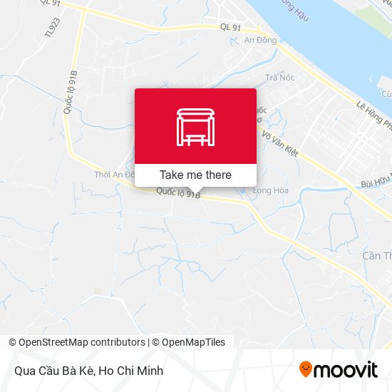 Qua Cầu Bà Kè map