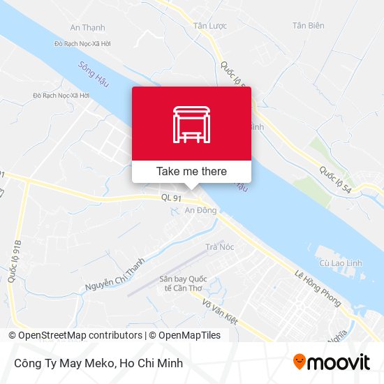 Công Ty May Meko map