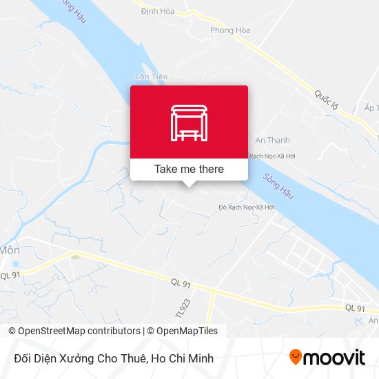 Đối Diện Xưởng Cho Thuê map