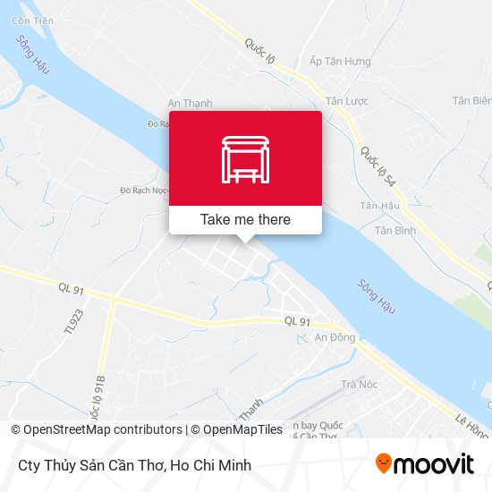 Cty Thủy Sản Cần Thơ map
