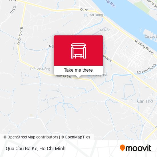 Qua Cầu Bà Kè map