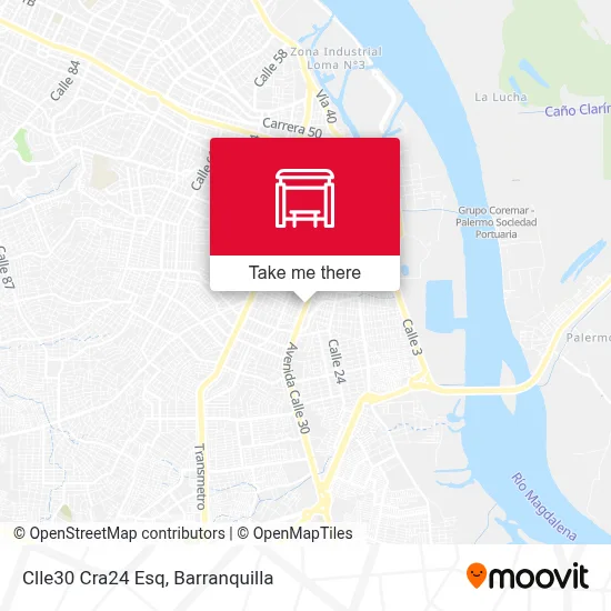 Mapa de Clle30 Cra24 Esq