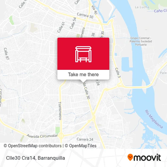 Mapa de Clle30 Cra14