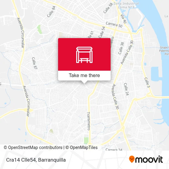 Mapa de Cra14 Clle54