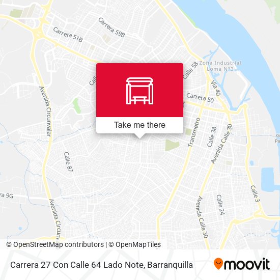 Carrera 27 Con Calle 64 Lado Note map