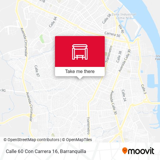 Calle 60 Con Carrera 16 map