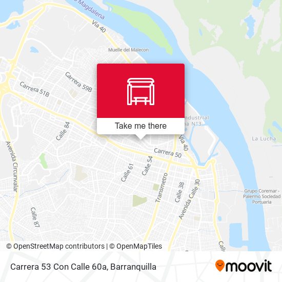 Carrera 53 Con Calle 60a map