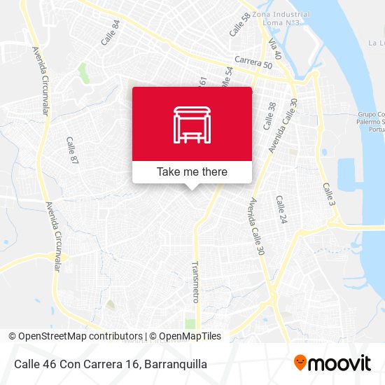 Calle 46 Con Carrera 16 map