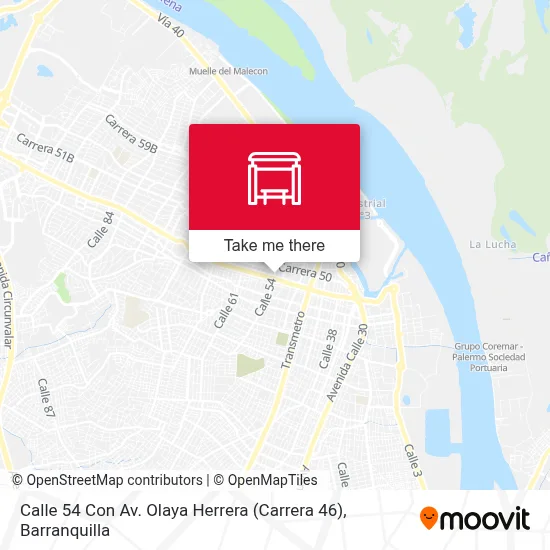 Mapa de Calle 54 Con Av. Olaya Herrera (Carrera 46)