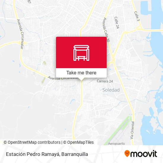 Mapa de Estación Pedro Ramayá