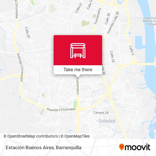 Mapa de Estación Buenos Aires