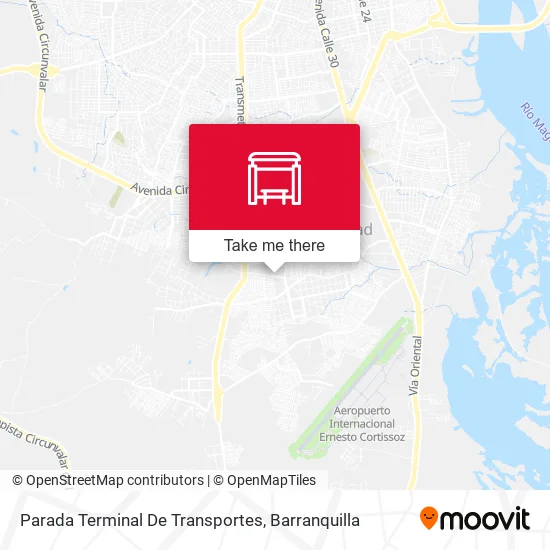 Mapa de Parada Terminal De Transportes
