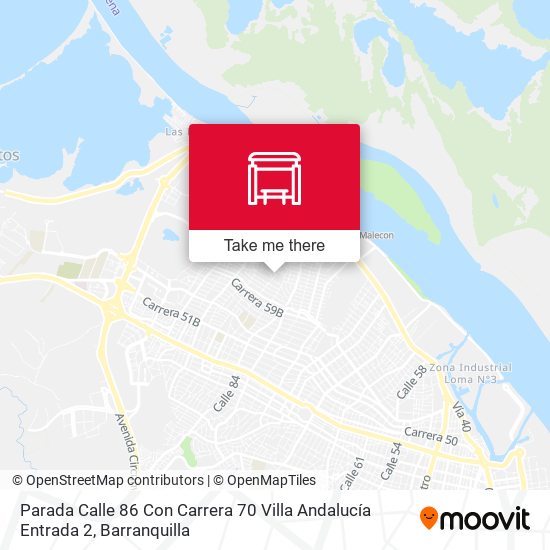 Parada Calle 86 Con Carrera 70 Villa Andalucía Entrada 2 map