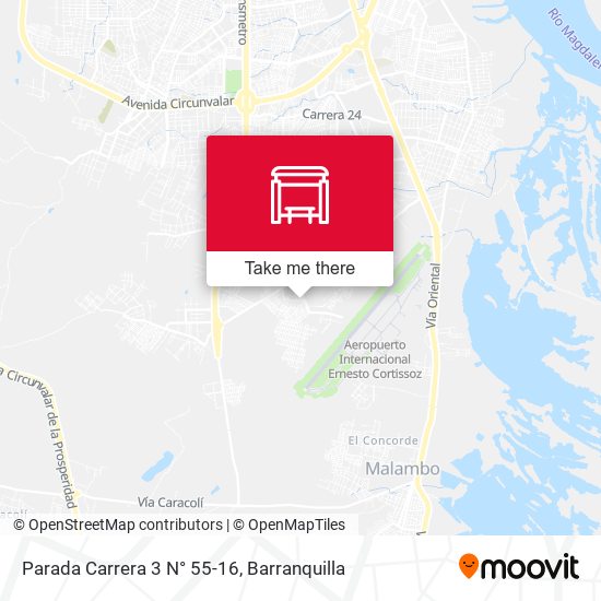 Parada Carrera 3 N° 55-16 map