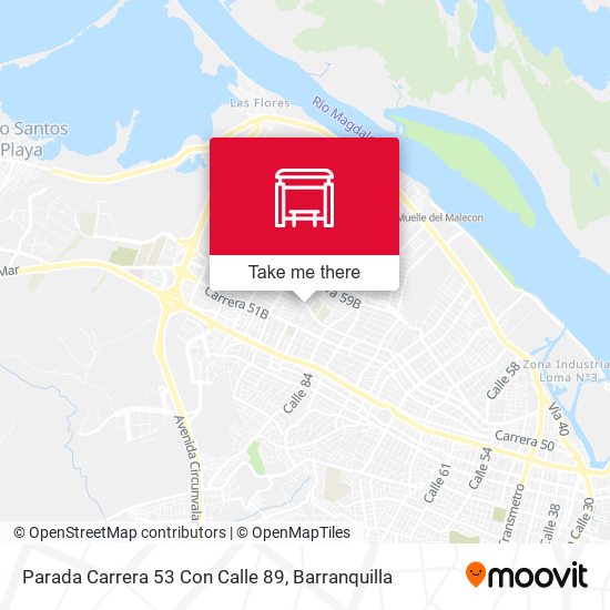 Parada Carrera 53 Con Calle 89 map