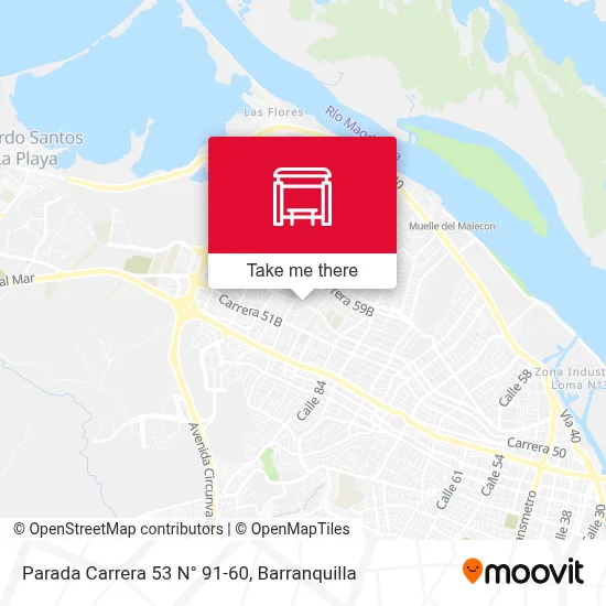 Parada Carrera 53 N° 91-60 map