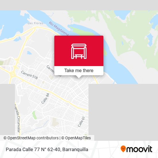 Parada Calle 77 N° 62-40 map