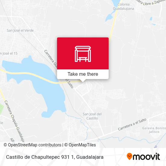 Castillo de Chapultepec 931 1 map