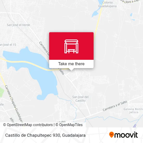 Castillo de Chapultepec 930 map