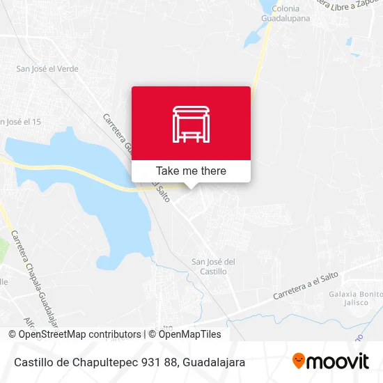 Castillo de Chapultepec 931 88 map