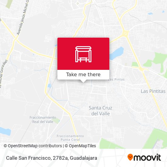 Mapa de Calle San Francisco, 2782a