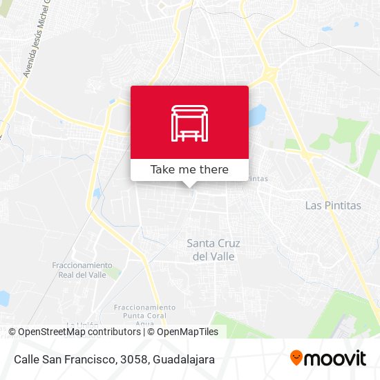 Calle San Francisco, 3058 map