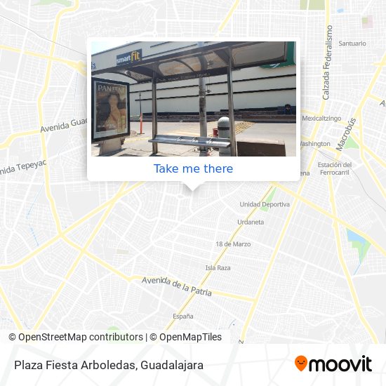 Mapa de Plaza Fiesta Arboledas