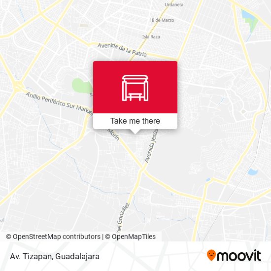 Mapa de Av. Tizapan