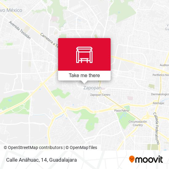 Calle Anáhuac, 14 map