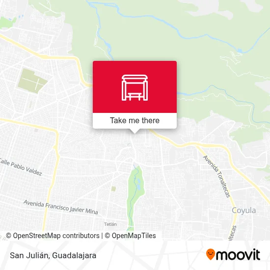 San Julián parada - Rutas, horarios y tarifas