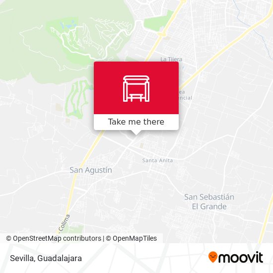 Mapa de Sevilla